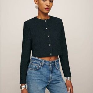 NWOT Reformation Trista Jacket in Black